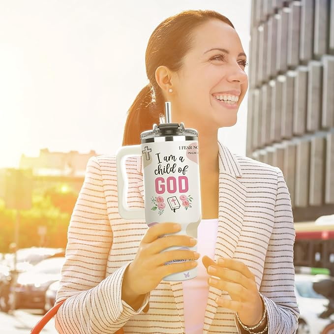 Mothers Day Gifts for Mom - Best Mom Ever Tumbler, Mommy Coffee Mug, Mama Tumblers, Momma Gift Ideas, Funny Birthday Present for Her, Mom Cup, Cute Mother Day Gift Tumbler with Handle 40Oz
